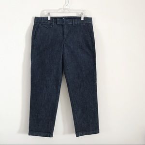 GAP: dark wash straight leg jean